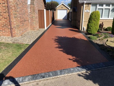 Red Tarmac With Charcoal Border