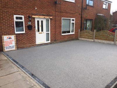 Silver Granite Resin Bound Driveway in Rugby (6)