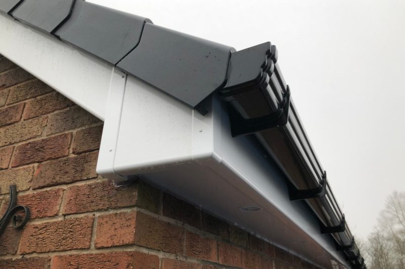 Fascia,Board,And,Roofing,And,Guttering,System,Newly,Fitted,With Fascia,Board,And,Roofing,And,Guttering,System,Newly,Fitted,With