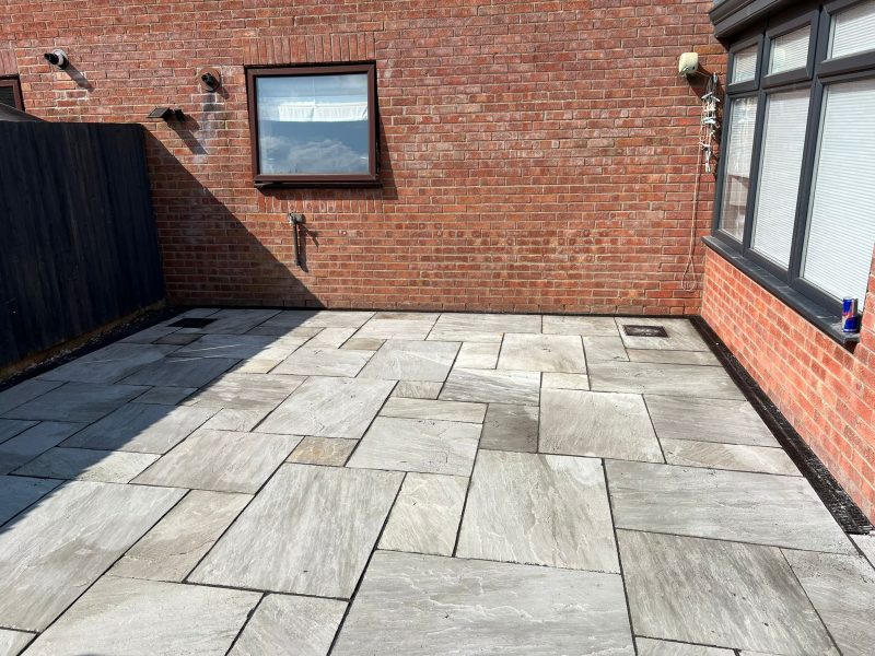 New Indian Sandstone Patio installed in Clevedon Bristol (2)